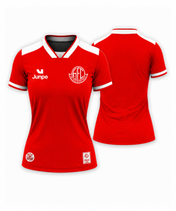 CAMISA DE JOGO AMÉRICA VERMELHA BABY LOOK